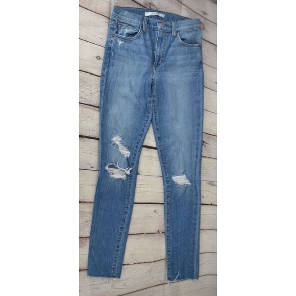 JOE'S JEANS Women's Lucania High Rise Skinny Ankle Distressed Jeans SIZE 25 - Picture 6 of 8